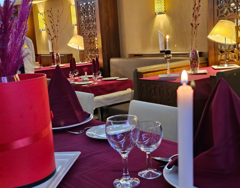 Table avec bougie t lumière